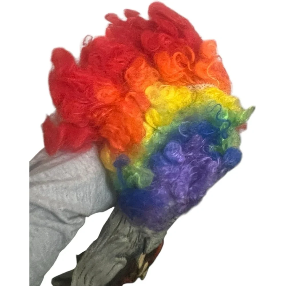 ADULT HALLOWEEN SCARY CLOWN MASK COSTUME latex woman or men new for parties